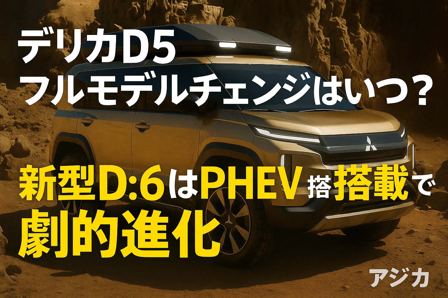 新型デリカD5D6フルモデルチェンジ最新情報