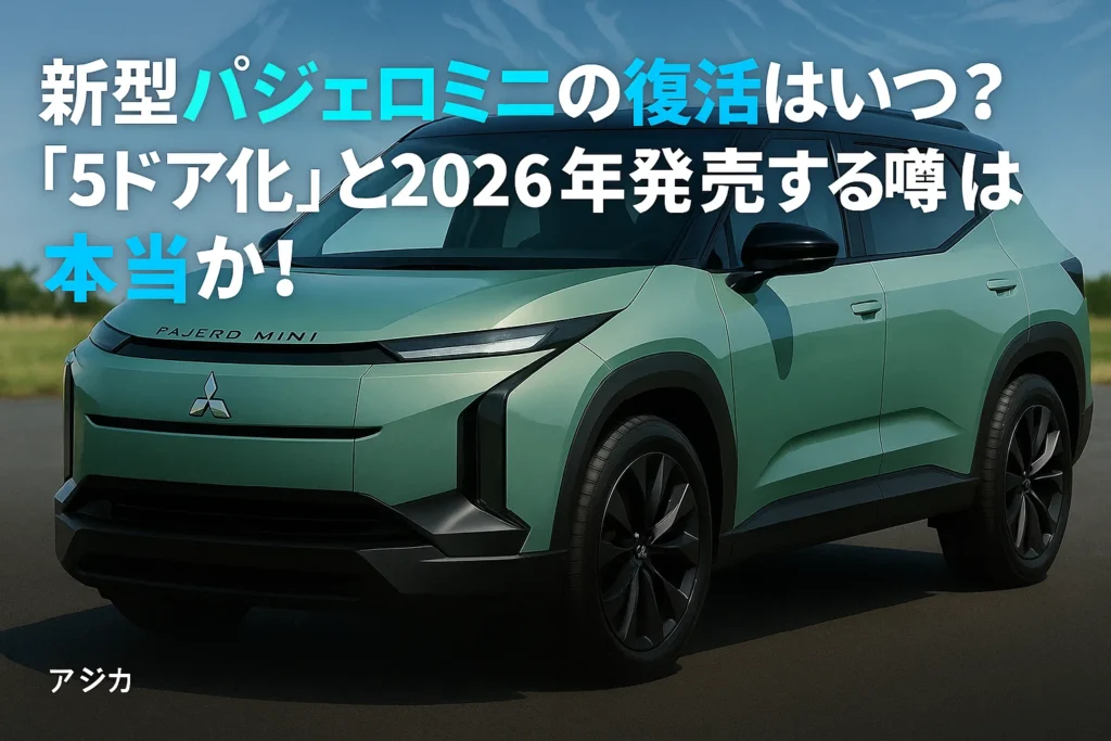 新型パジェロミニ復活5ドア