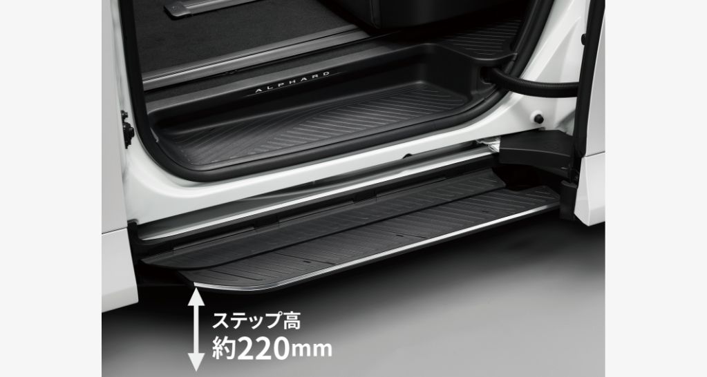新型アルファード ユニバーサルステップ
